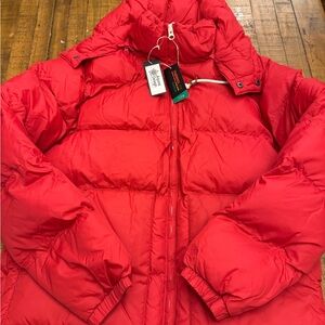 Alpine Design Red Puffer Jacket Mens Size M NWT